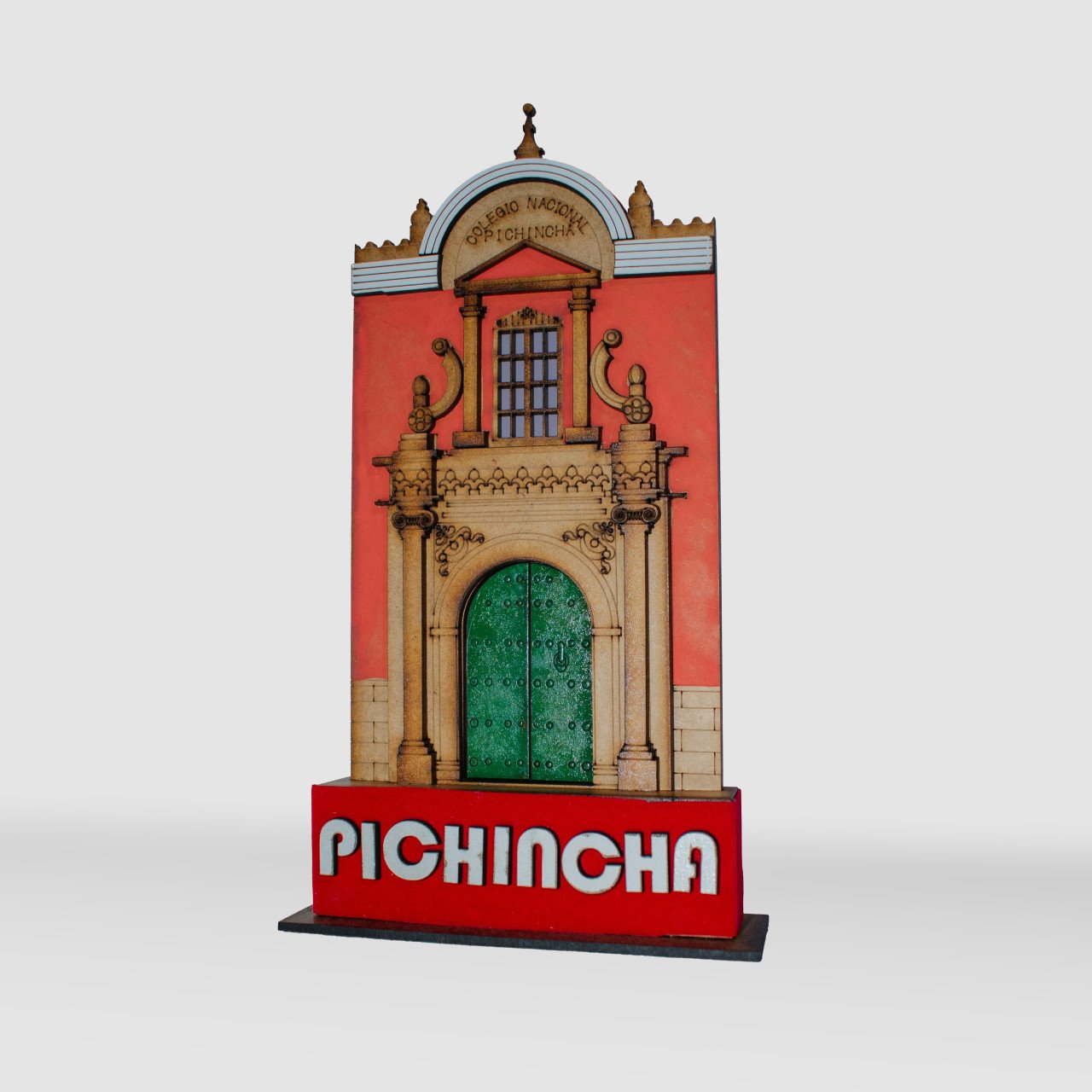 Estatuilla Portada del Colegio Nacional Pichincha